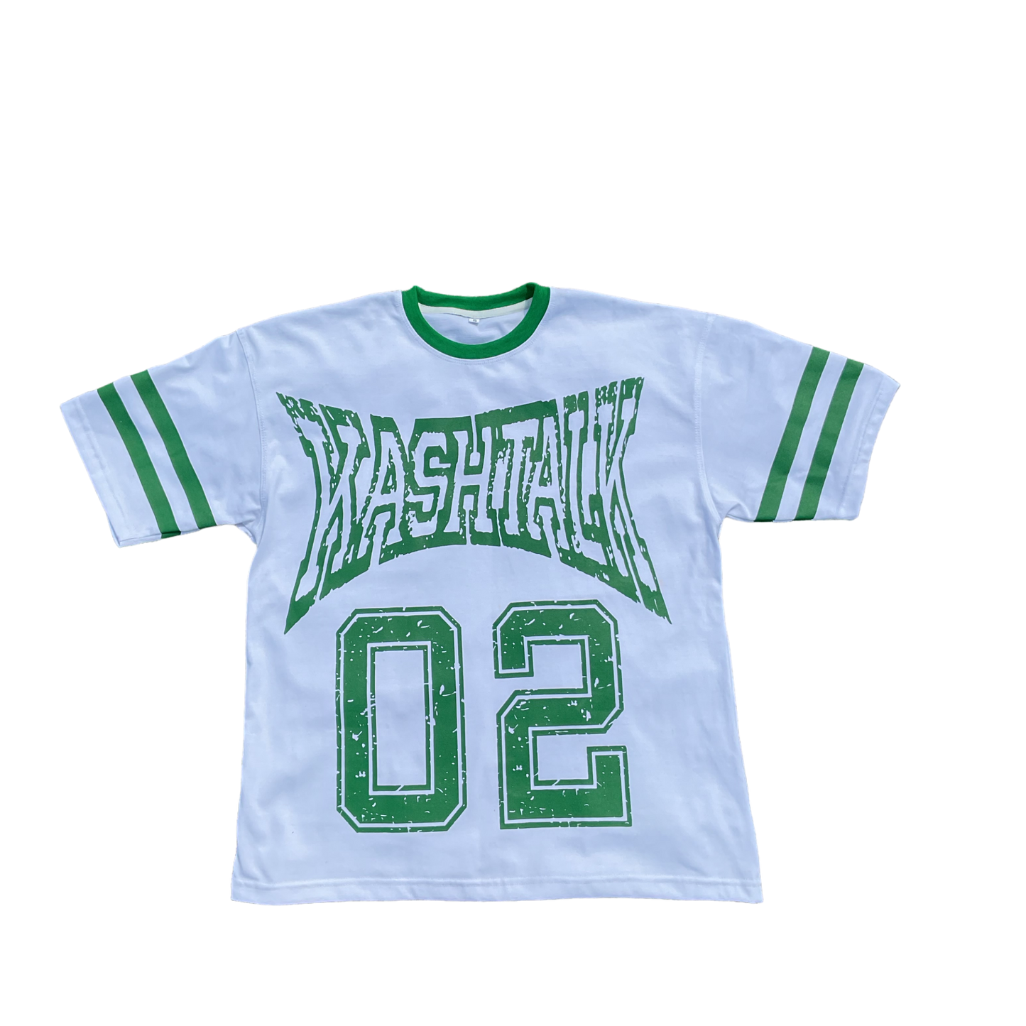 Oversized KT '02' Jersey Style Shirt - Green